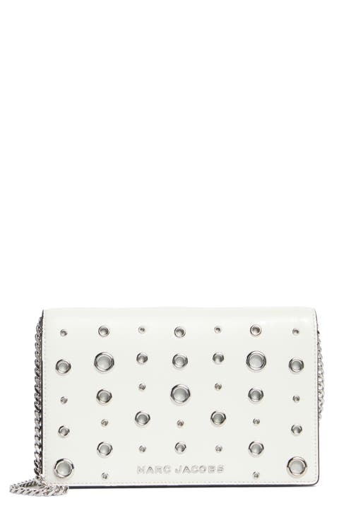 Grommet Flap Shoulder Bag