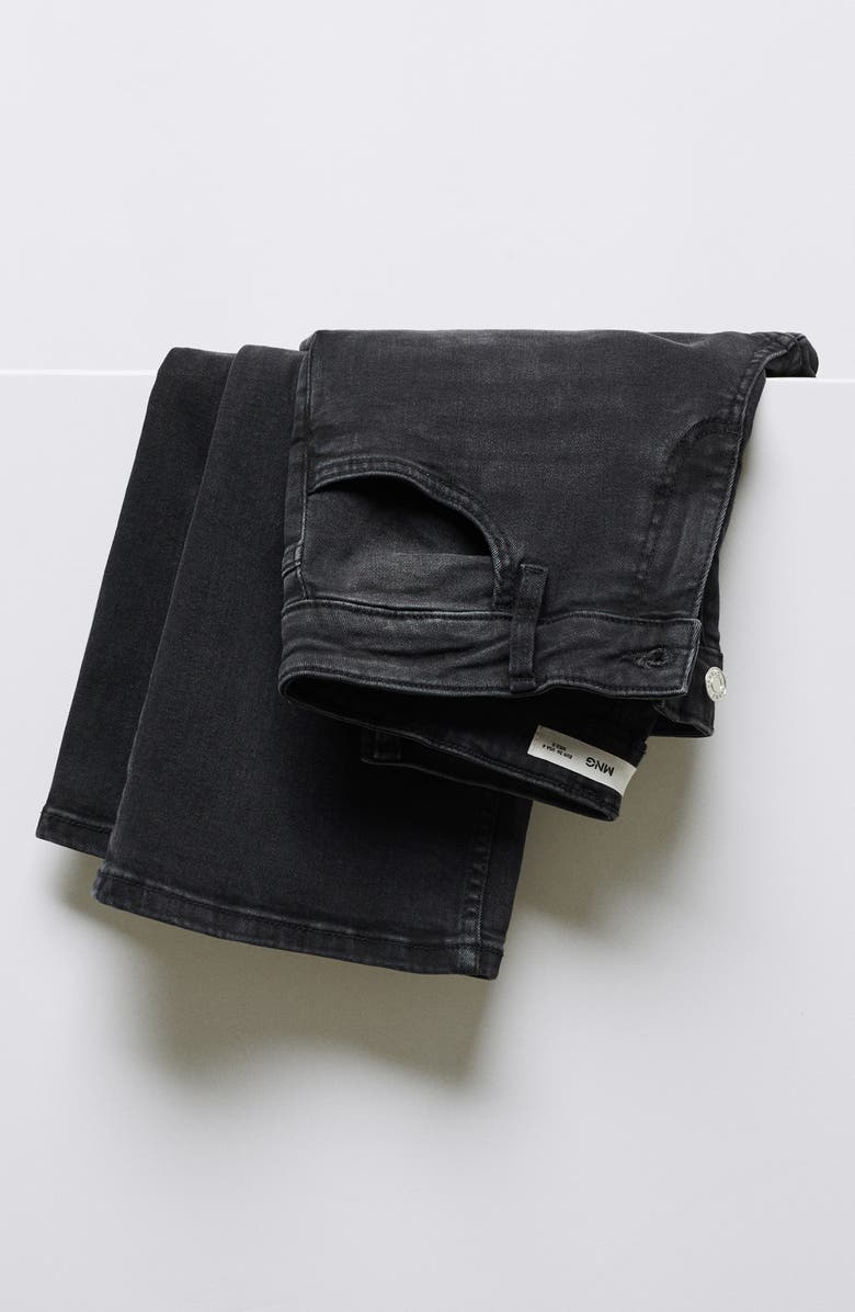 MANGO Low Rise Flare Jeans, Alternate, color, 