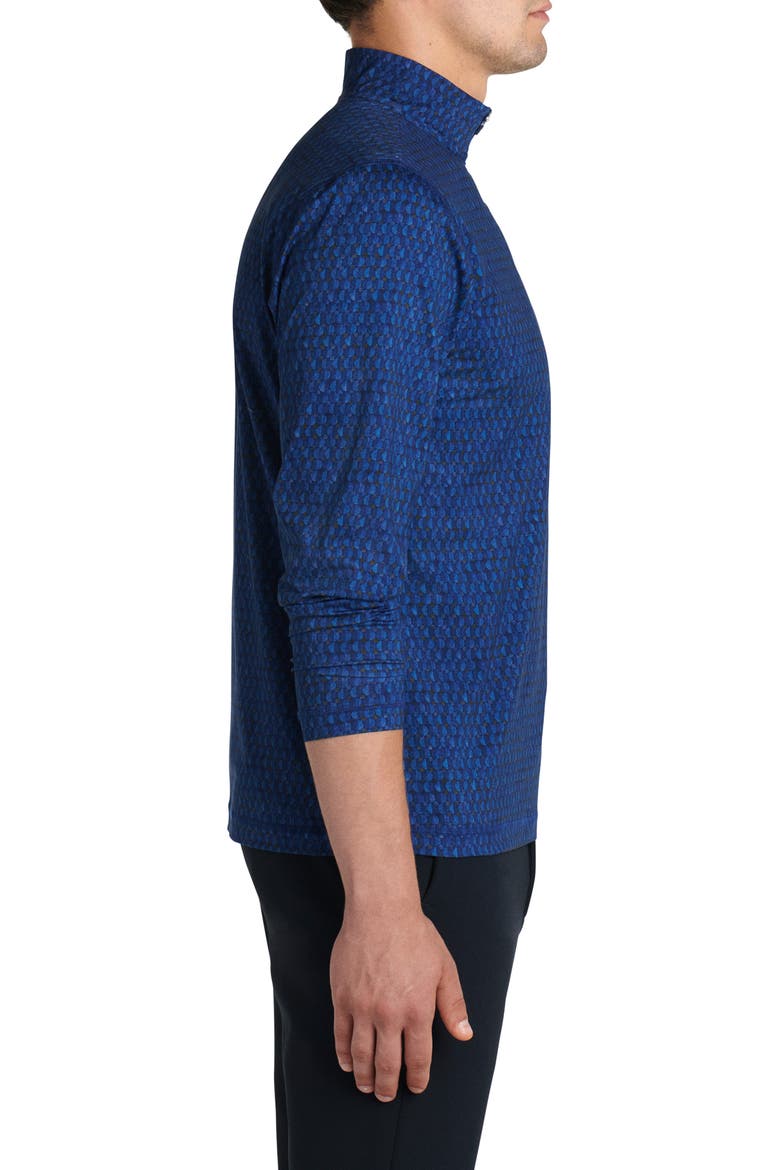 OoohCotton® Quarter Zip Pullover, Alternate, color, NIGHT BLUE