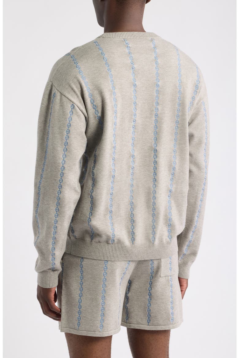 Rode Stripe Sweater, Alternate, color, GRAY