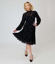 Unique Vintage 1970s Leota Swing Dress