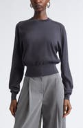 Jacquemus Le Sweater Brode Merino Wool Blend Sweater