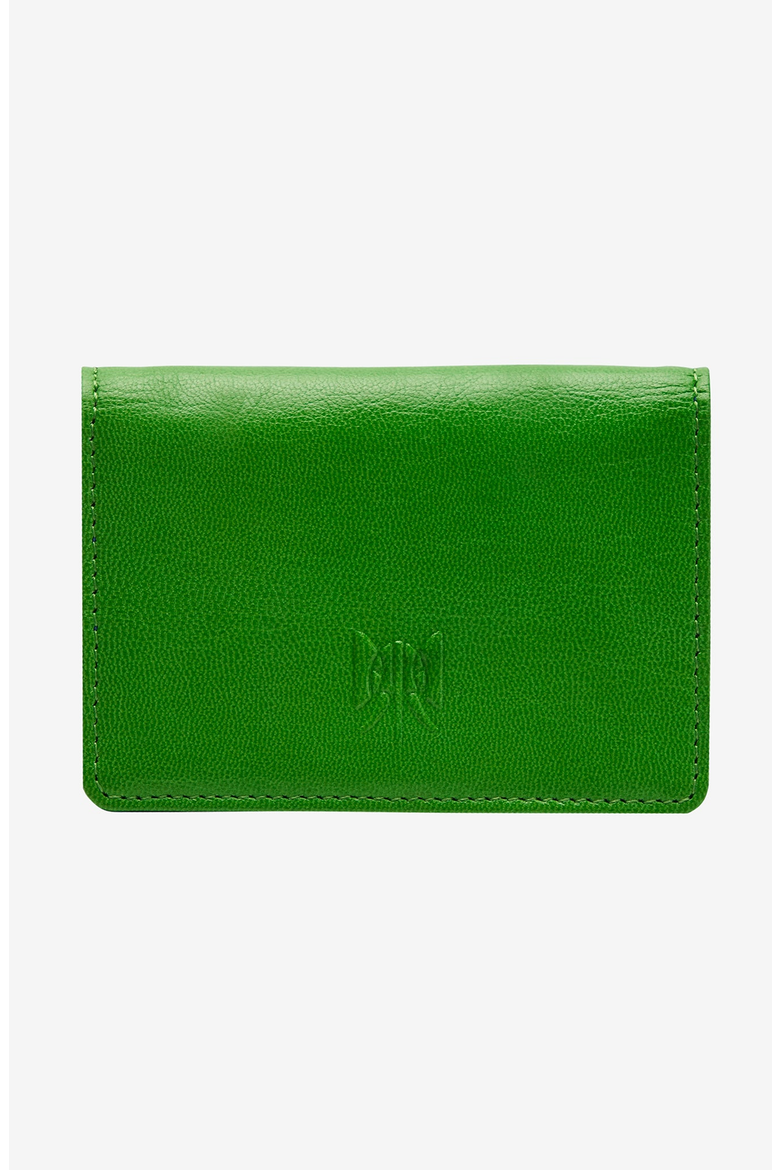 Siam Business Card Case, Main, color, Grass / Indigo