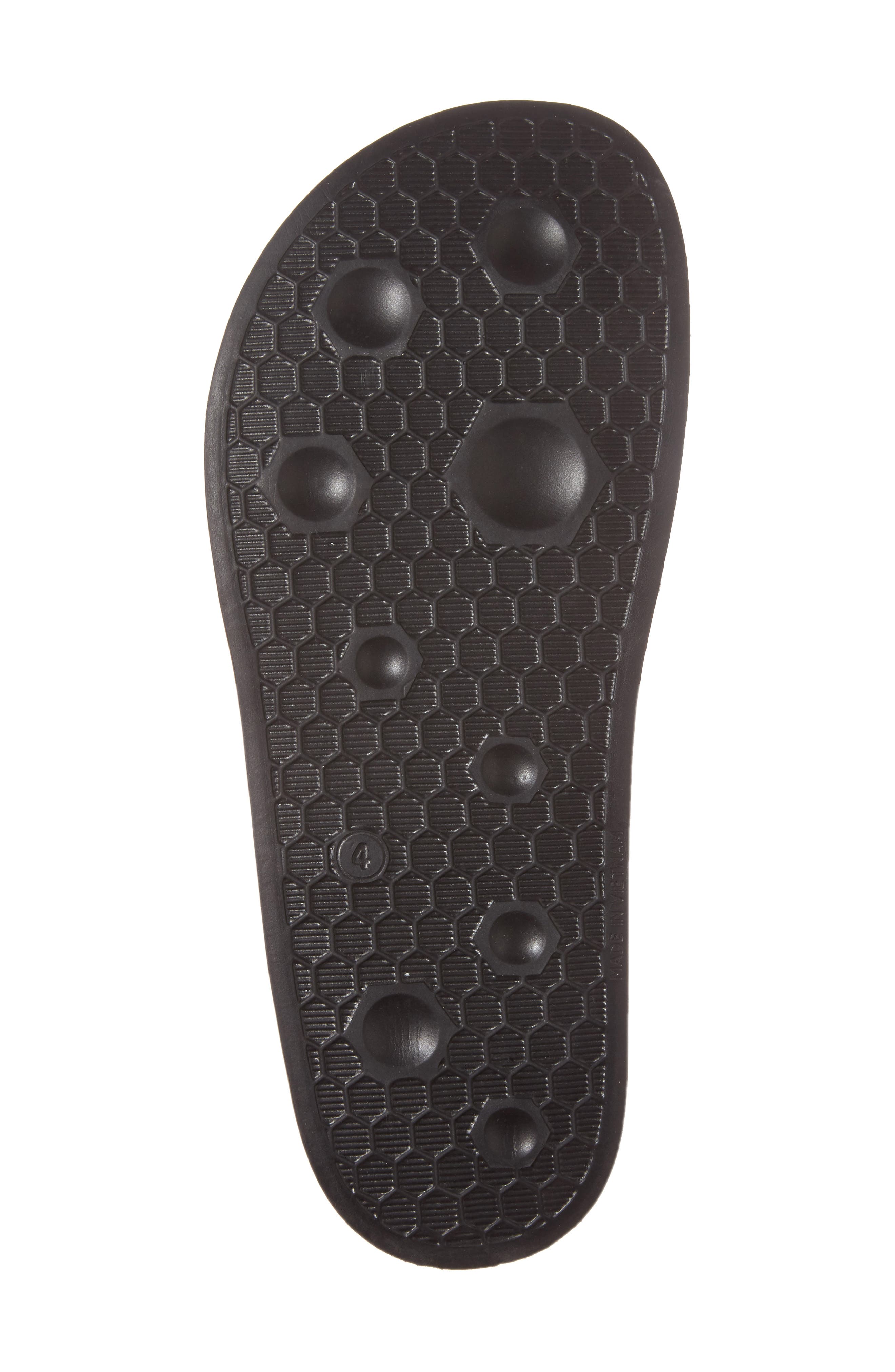 Leadcat Logo Slide Sandal, Alternate, color, BLACK/ WHITE