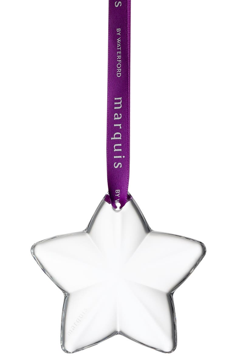 Waterford Marquis Star Crystal Ornament, Main, color,