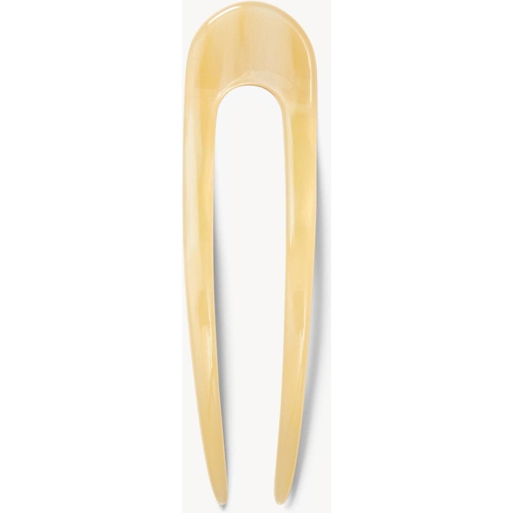 Machete French Hair Pin In Yellow