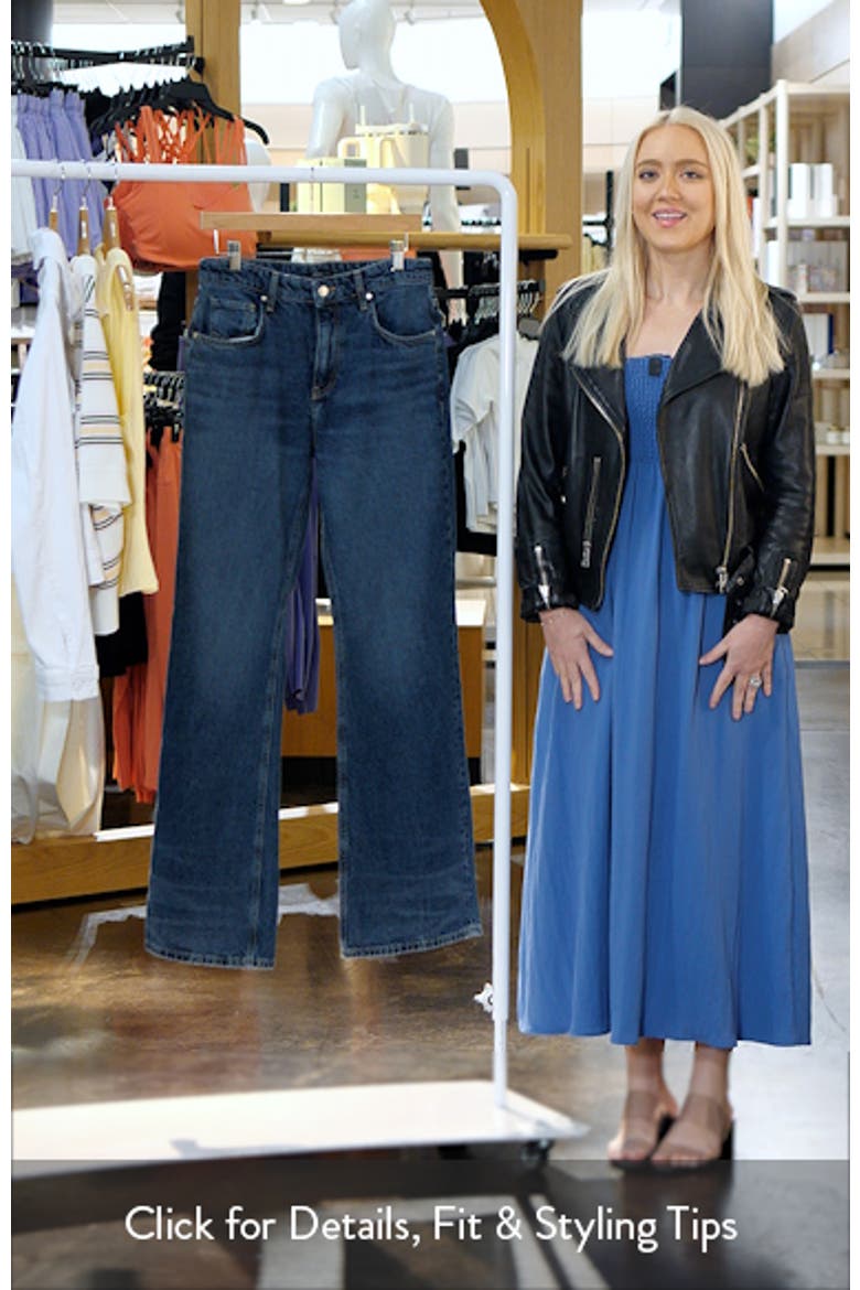 High Waist Flare Leg Jeans video