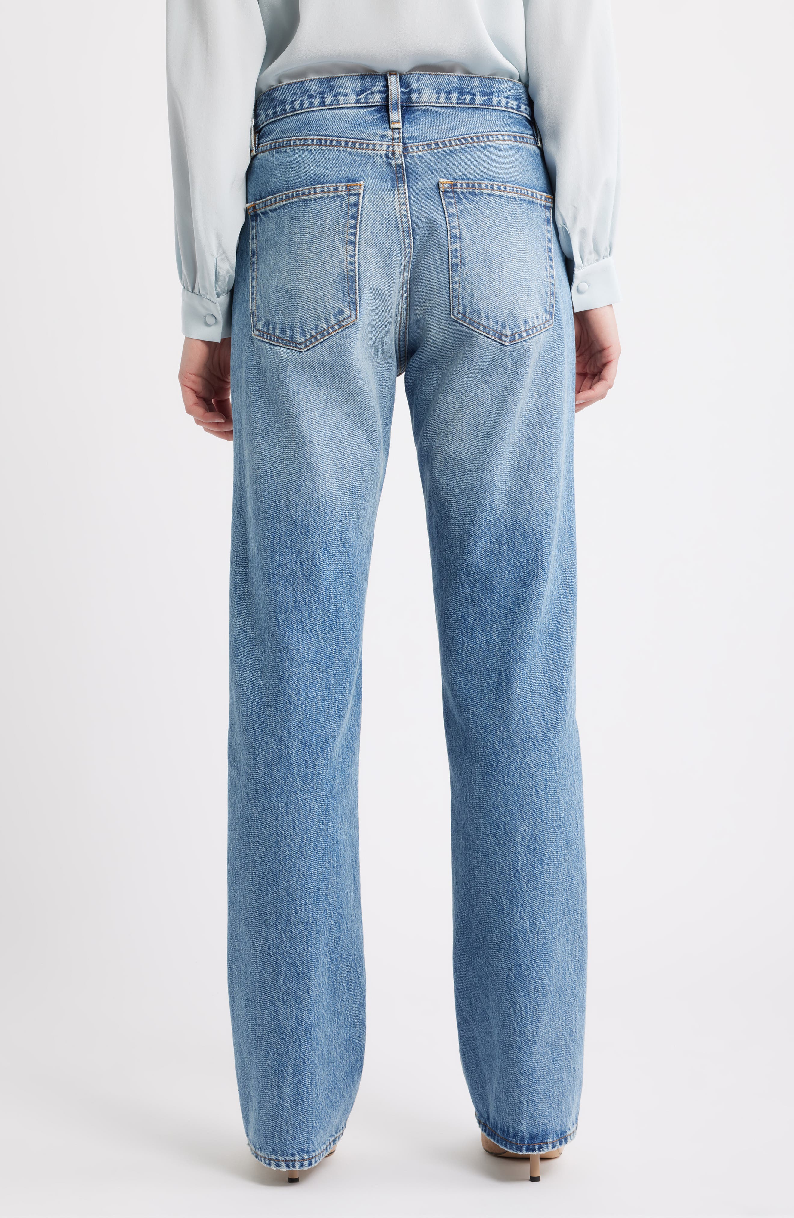 The Vertical High Waist Relaxed Straight Leg Jeans - image 2