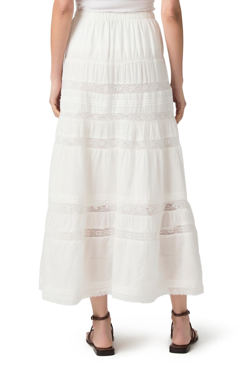 Rivoli Lace Maxi Skirt, Alternate, color, WHITE