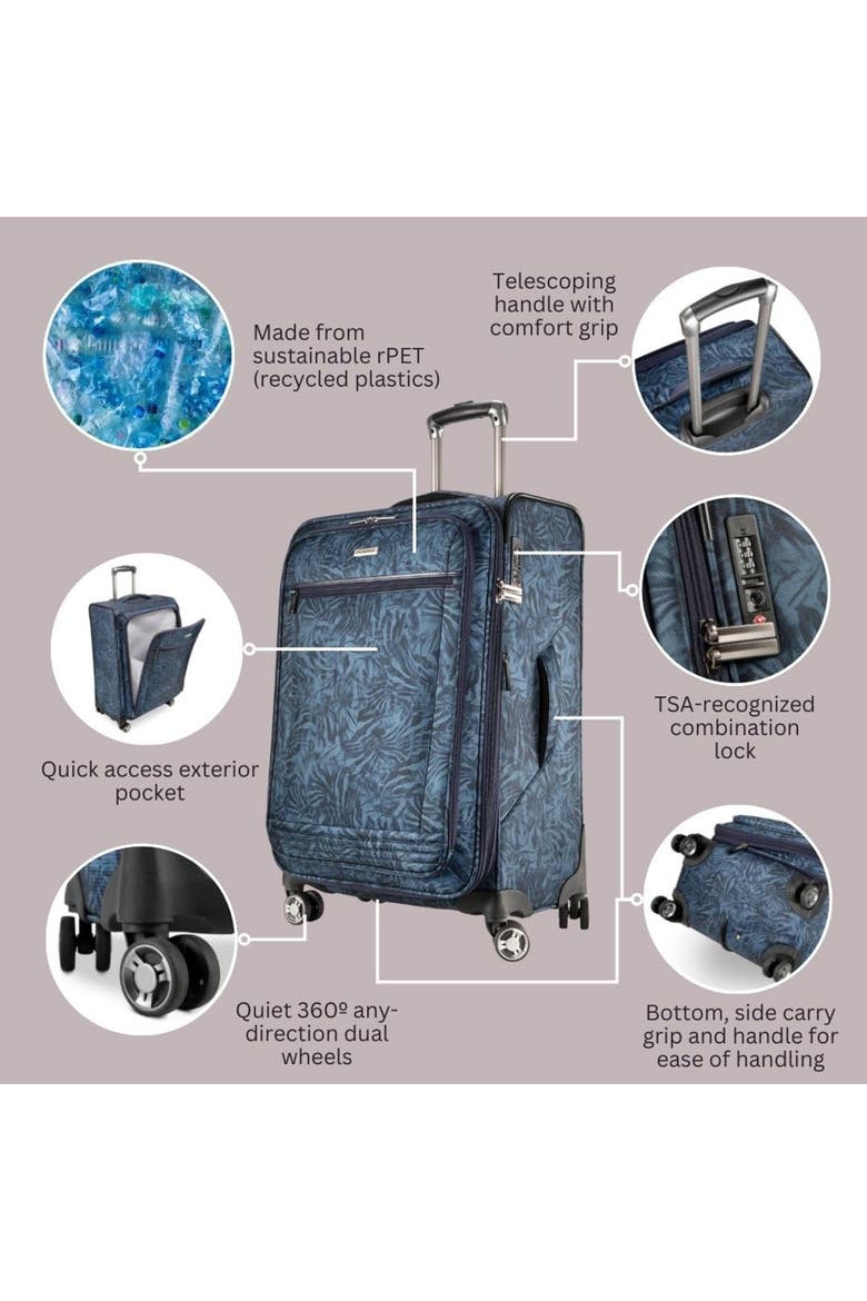 Avalon Softside 28" Checked Spinner, Alternate, color, Serengeti Night