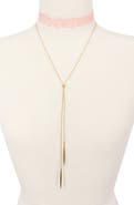 OLIVIA WELLES Olivia Welles Touch of Lace Choker Necklace
