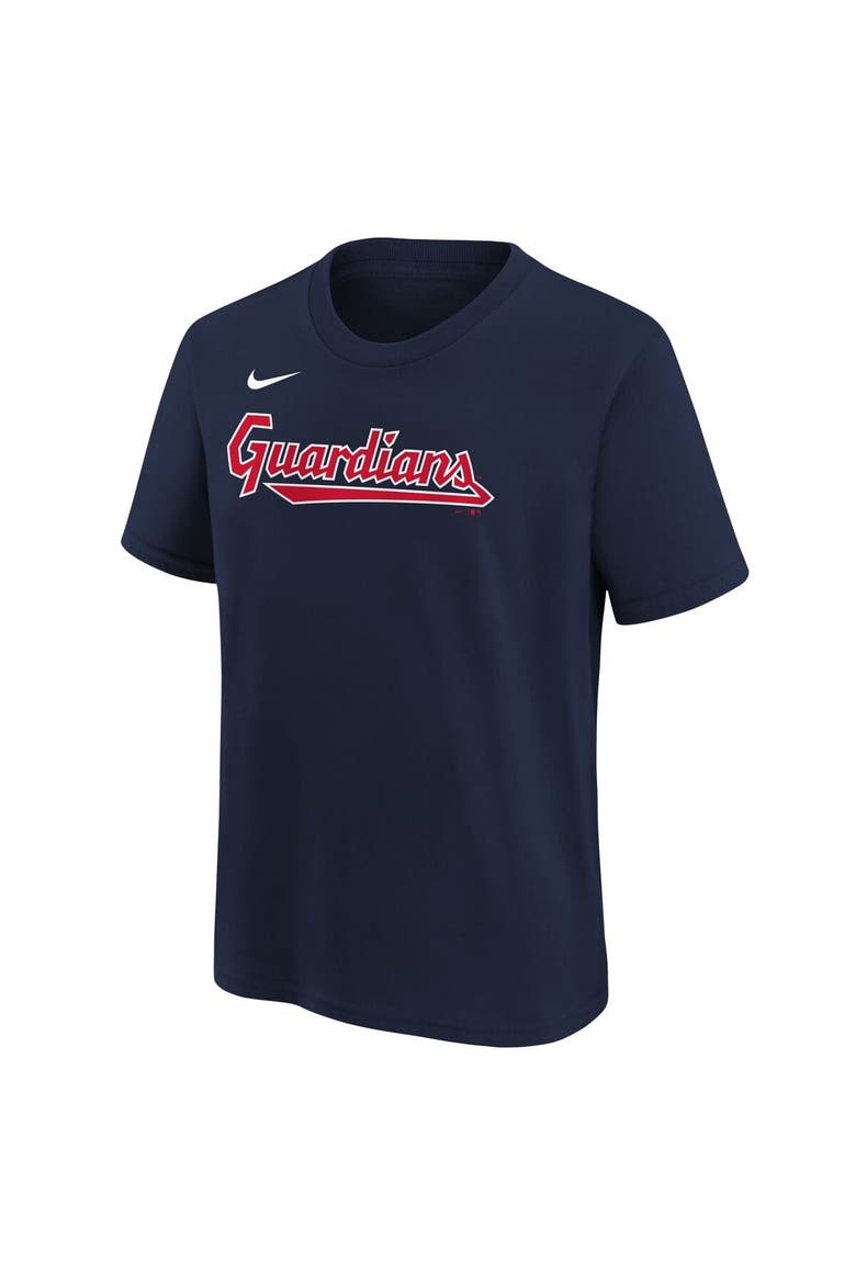 Youth Nike José Ramírez Navy Cleveland Guardians Name & Number T-Shirt, Alternate, color, Navy