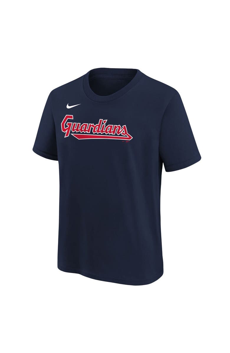 Nike Youth Nike José Ramírez Navy Cleveland Guardians Name & Number T-Shirt, Alternate, color, Navy