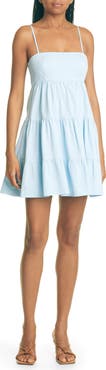 Cinq à Sept Gracie Stretch Cotton Babydoll Dress