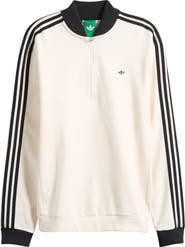 adidas Originals 3-Stripe Quarter Zip Golf Sweatshirt