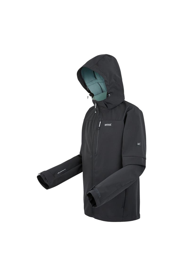 Arana Waterproof Soft Shell Jacket, Alternate, color, Ash and Glacier
