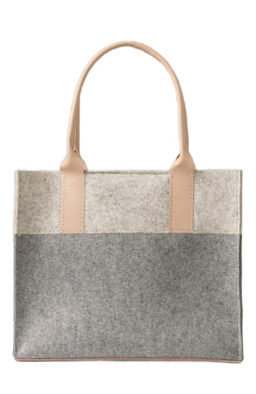 Graf & Lantz Graf Lantz Jaunt Merino Wool Midi Tote In Multi