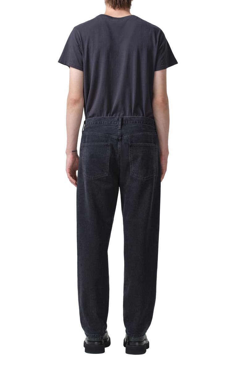AGOLDE '90s Organic Cotton Straight Leg Baggy Jeans, Alternate, color, Tar (Washed Black)