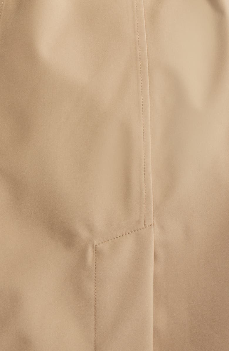 Save The Duck Jackie Water Resistant Raincoat with Removable Hood, Alternate, color, Stardust Beige