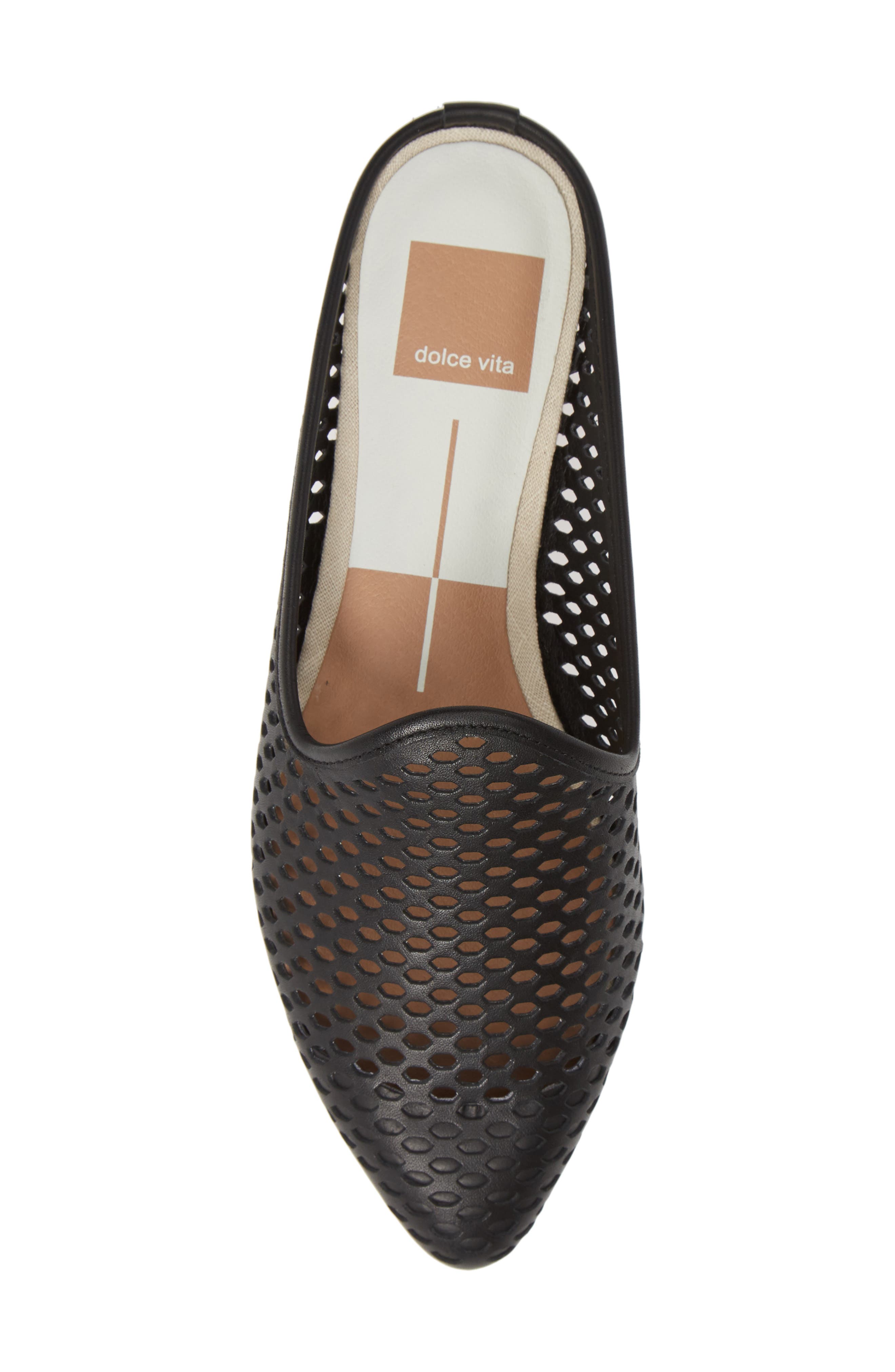 Dolce Vita Grant Perforated Loafer Mule, Alternate, color, 