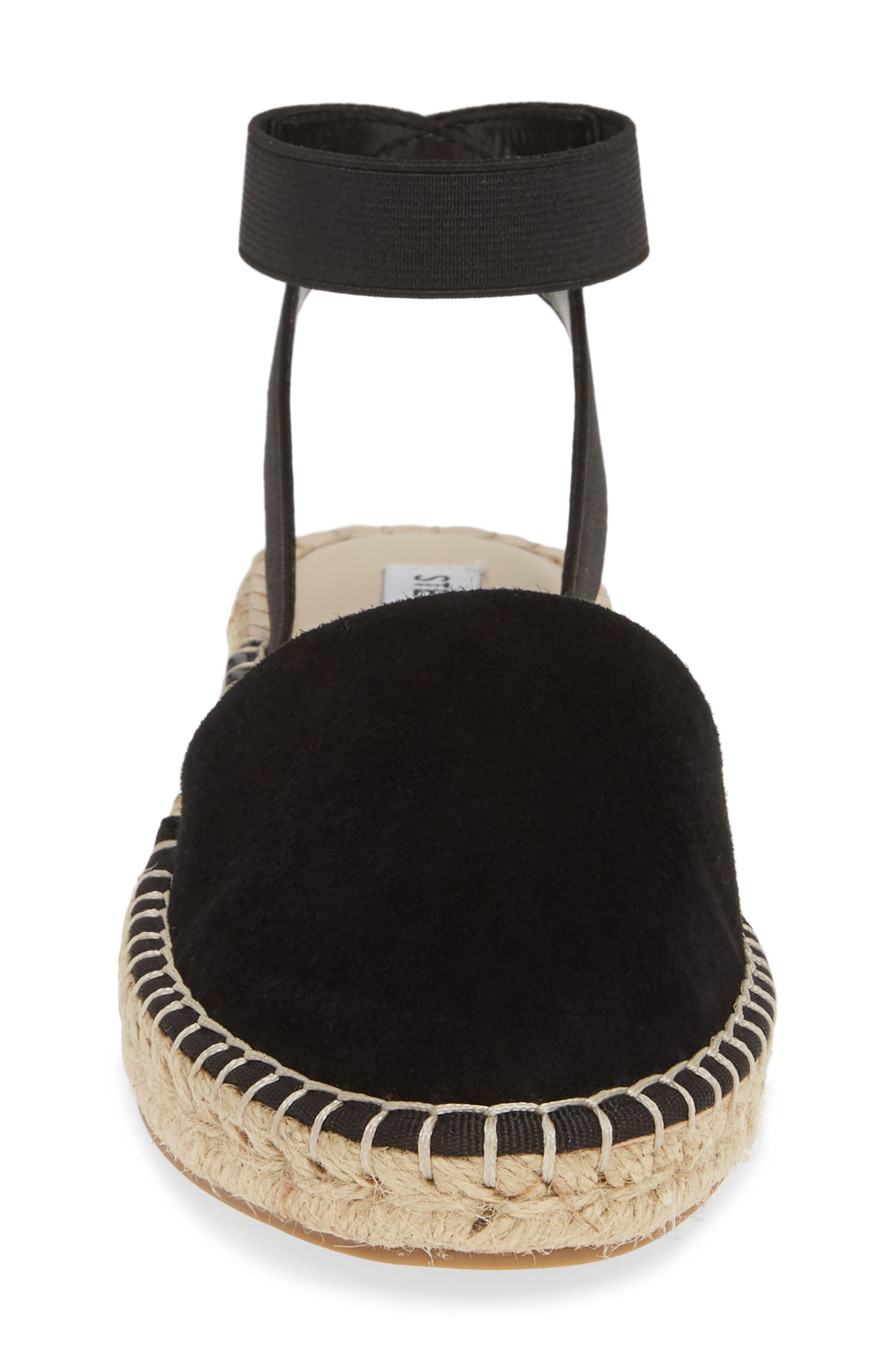 Moment Strappy Espadrille Sandal, Alternate, color, BLACK SUEDE