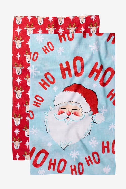 Geometry Kitchen Tea Towel Set In Multi