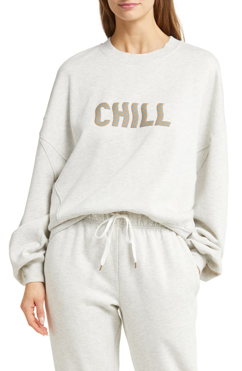 Honeydew No Plans Graphic Sweatshirt, Main, color, 