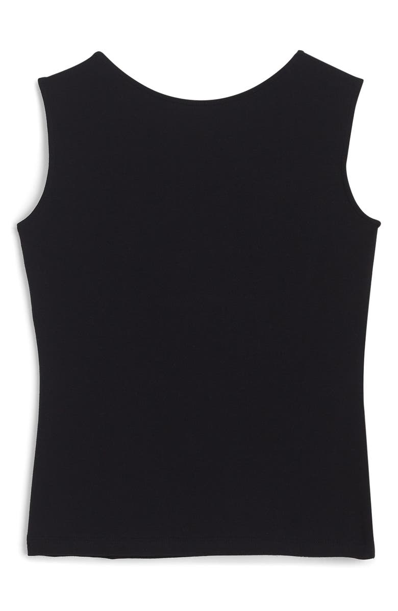 Madewell Low Back Cap Sleeve T-Shirt, Alternate, color, Jet Black