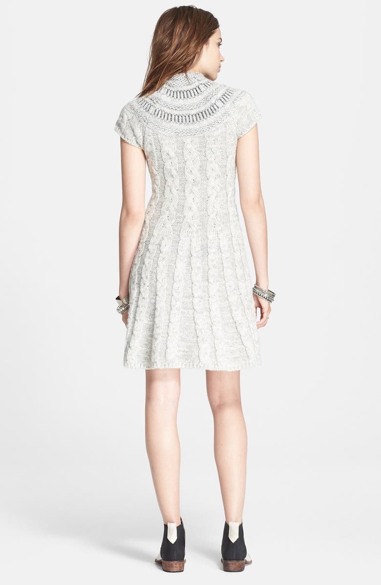 Free People Nordic Sweater Dress, Alternate, color, 