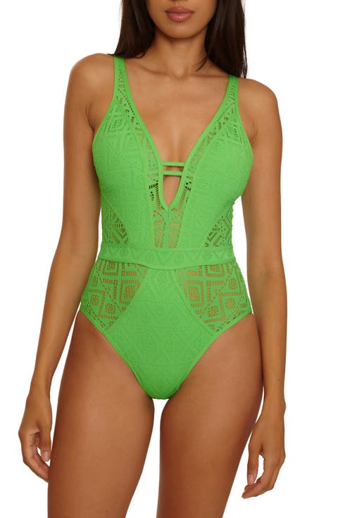Keyhole One-Piece Swimsuit