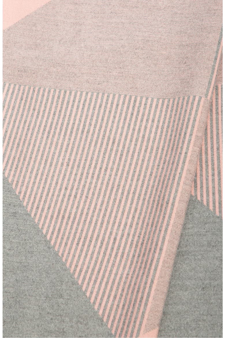 Mosaic Reversible Scarf, Alternate, color, BLUSH