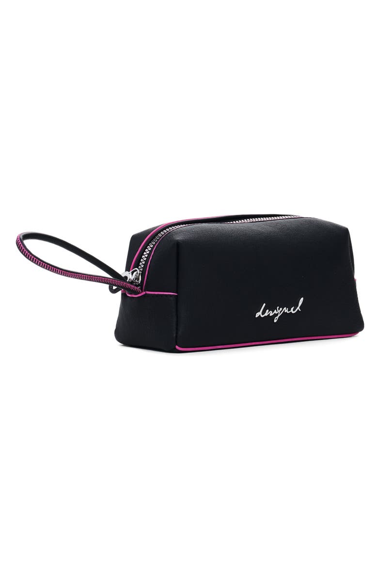 Others Faux Leather Wristlet, Alternate, color, BLACK