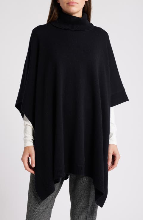 Women's Black Capes & Ponchos Women's Black Capes & Ponchos