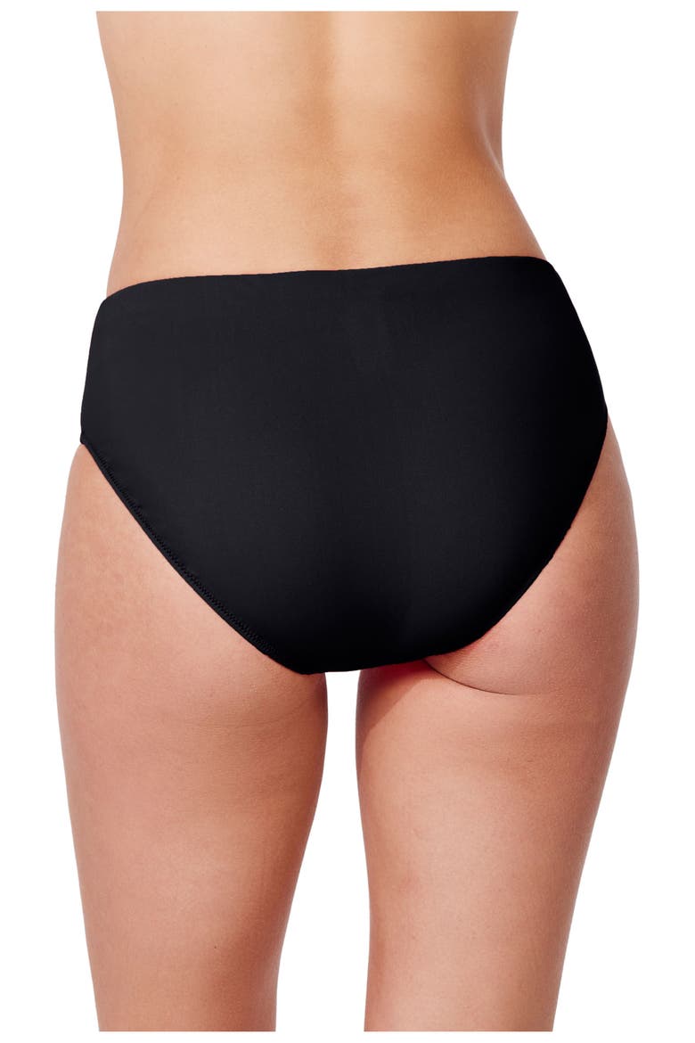 Tutti Frutti Mid Rise Swim Bottom, Alternate, color, Black