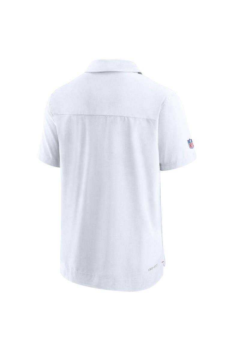 Men's Nike White Washington Commanders Sideline Lockup Performance Polo, Alternate, color, White