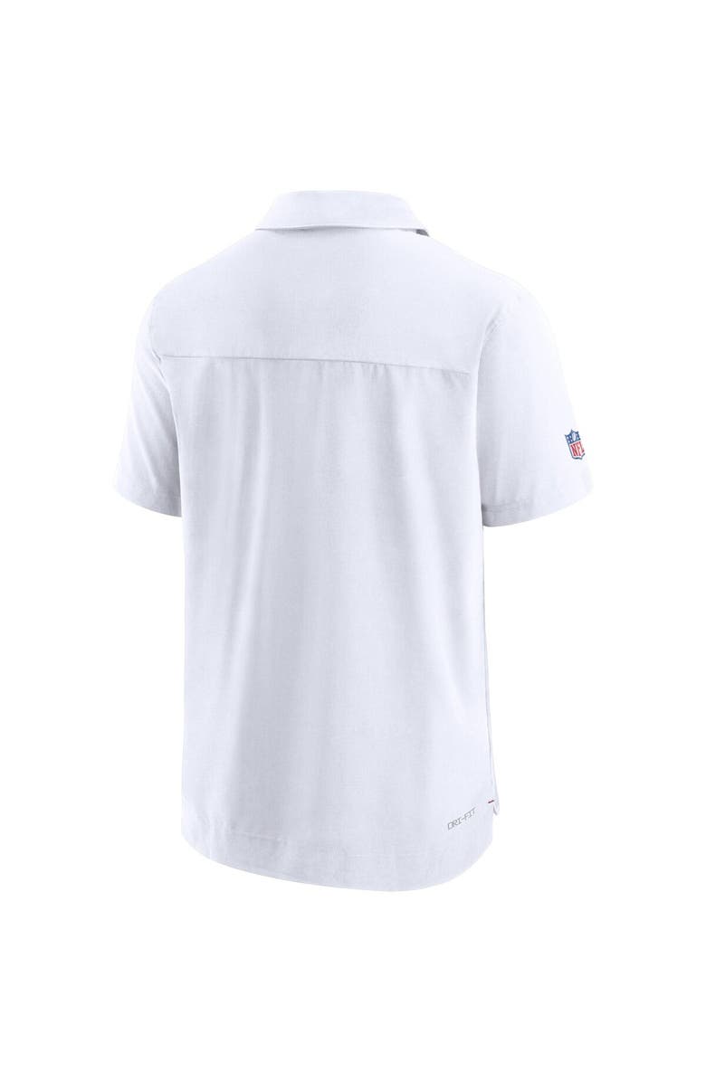 Nike Men's Nike White Washington Commanders Sideline Lockup Performance Polo, Alternate, color, White