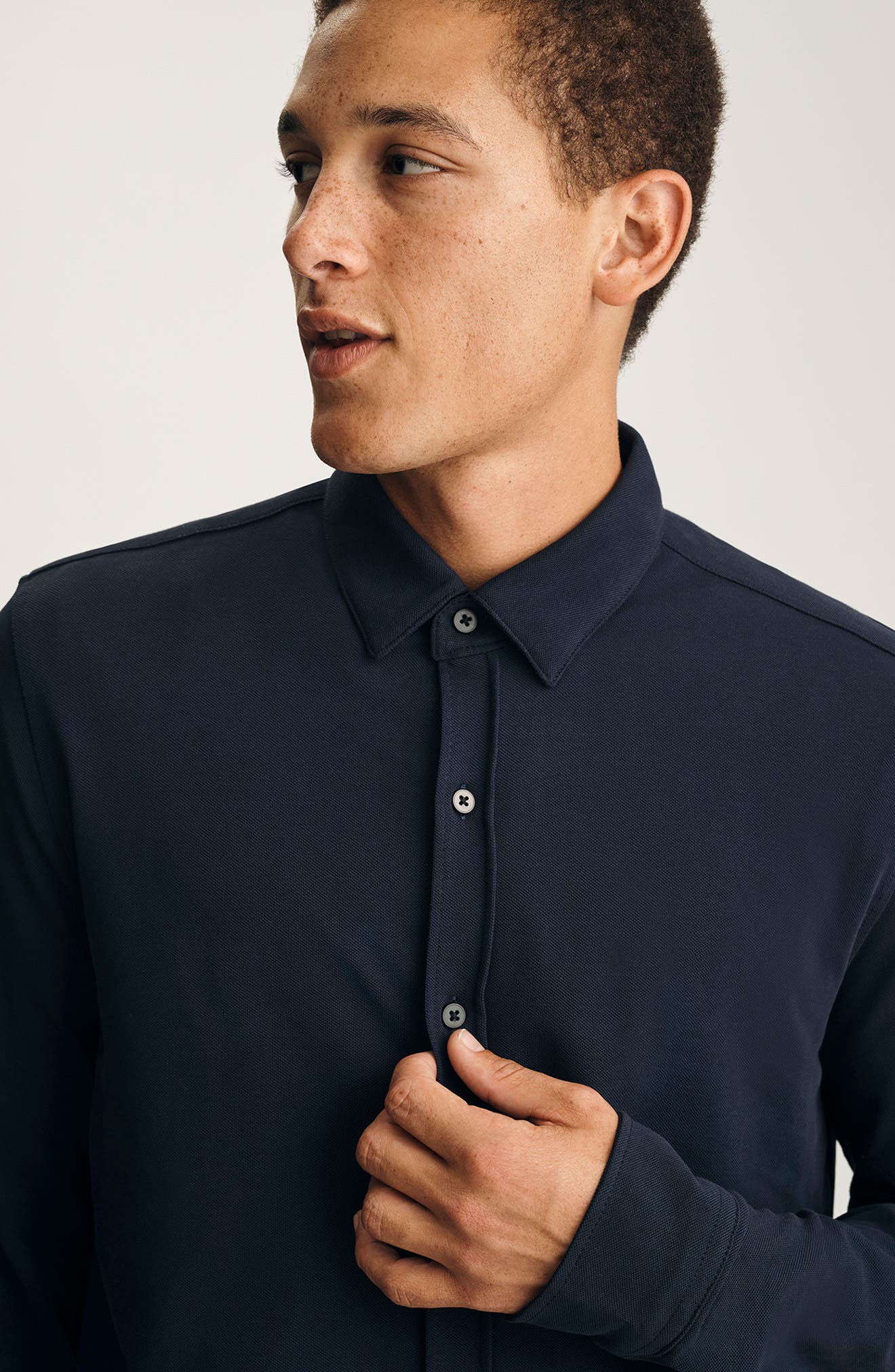 Cotton Button-Up Shirt - image 2