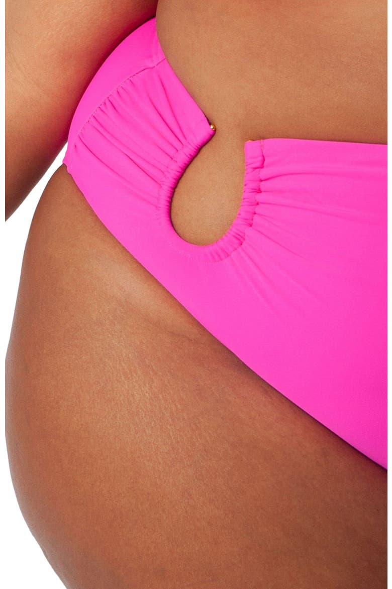 Sofia Bikini Swim Bottoms, Alternate, color, Hibiscus
