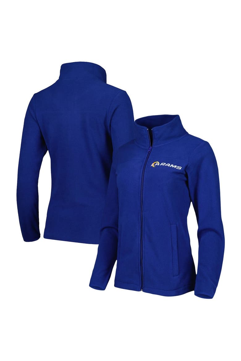 Women's Dunbrooke Royal Los Angeles Rams Hayden Polar Full-Zip Jacket, Alternate, color, Royal