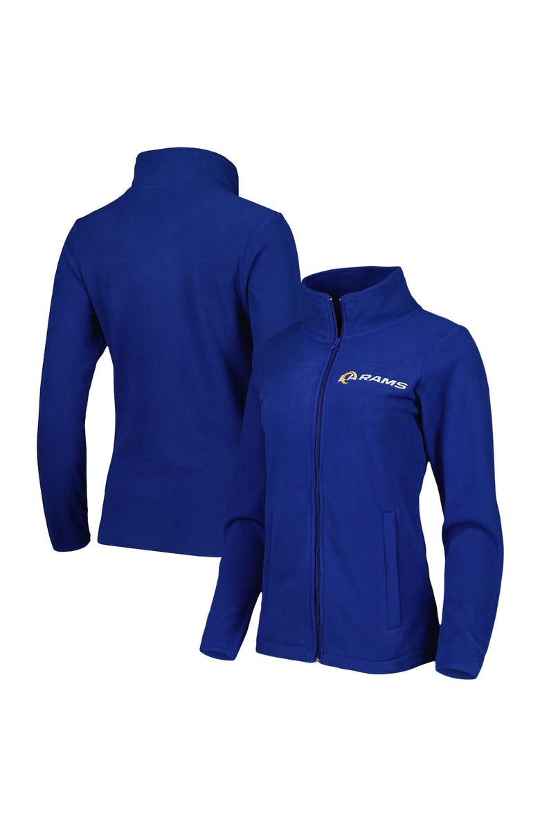 DUNBROOKE Women's Dunbrooke Royal Los Angeles Rams Hayden Polar Full-Zip Jacket, Alternate, color, 