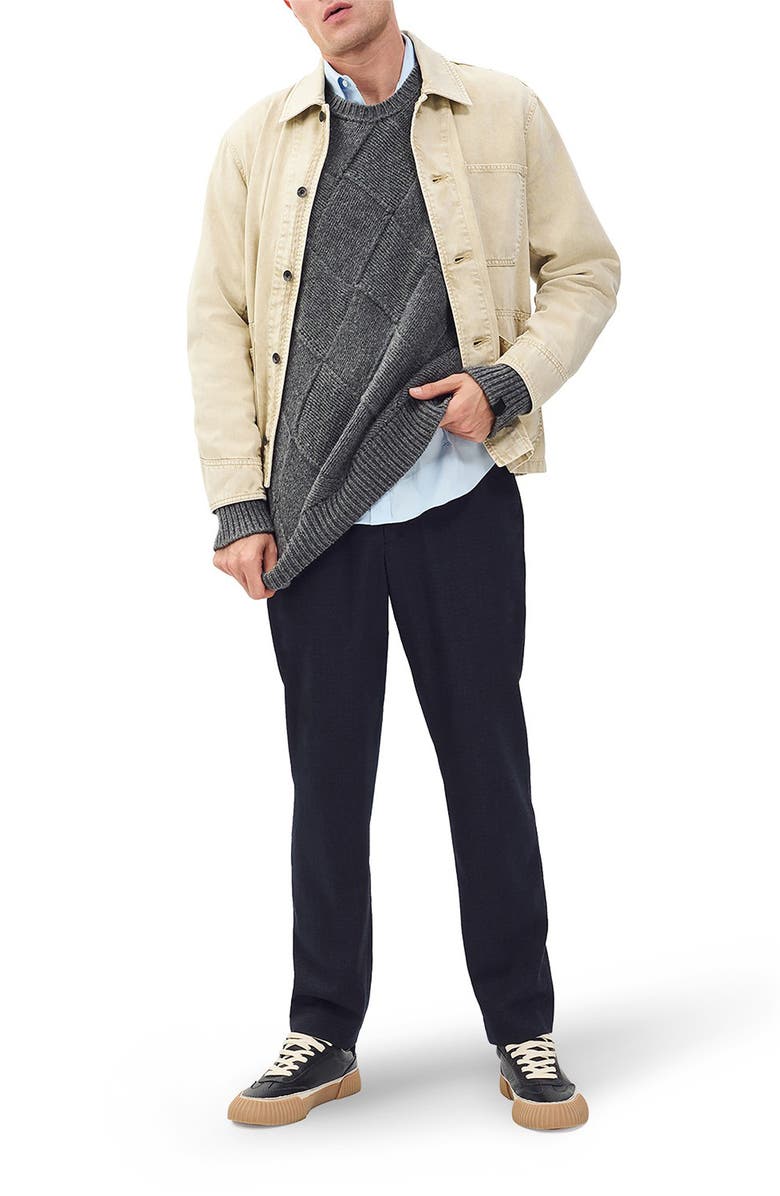 rag & bone Tribeca Cotton Denim Chore Jacket, Alternate, color, Stone Beige