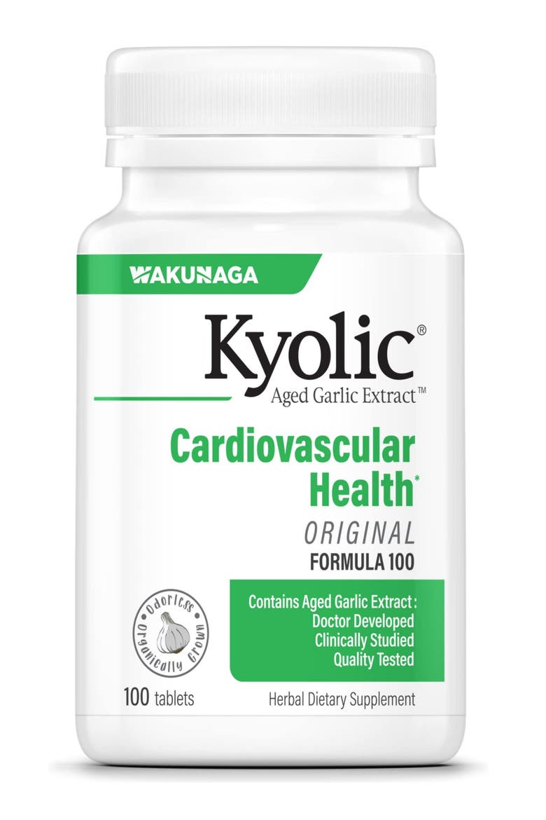 Aged Garlic Extract Formula 100, Cardiovascular Health, tablets 100 Count, Main, color, None