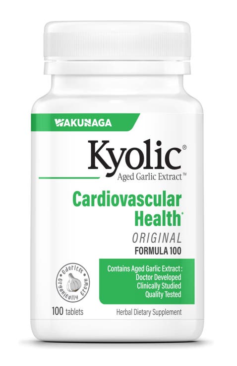 Aged Garlic Extract Formula 100, Cardiovascular Health, tablets 100 Count