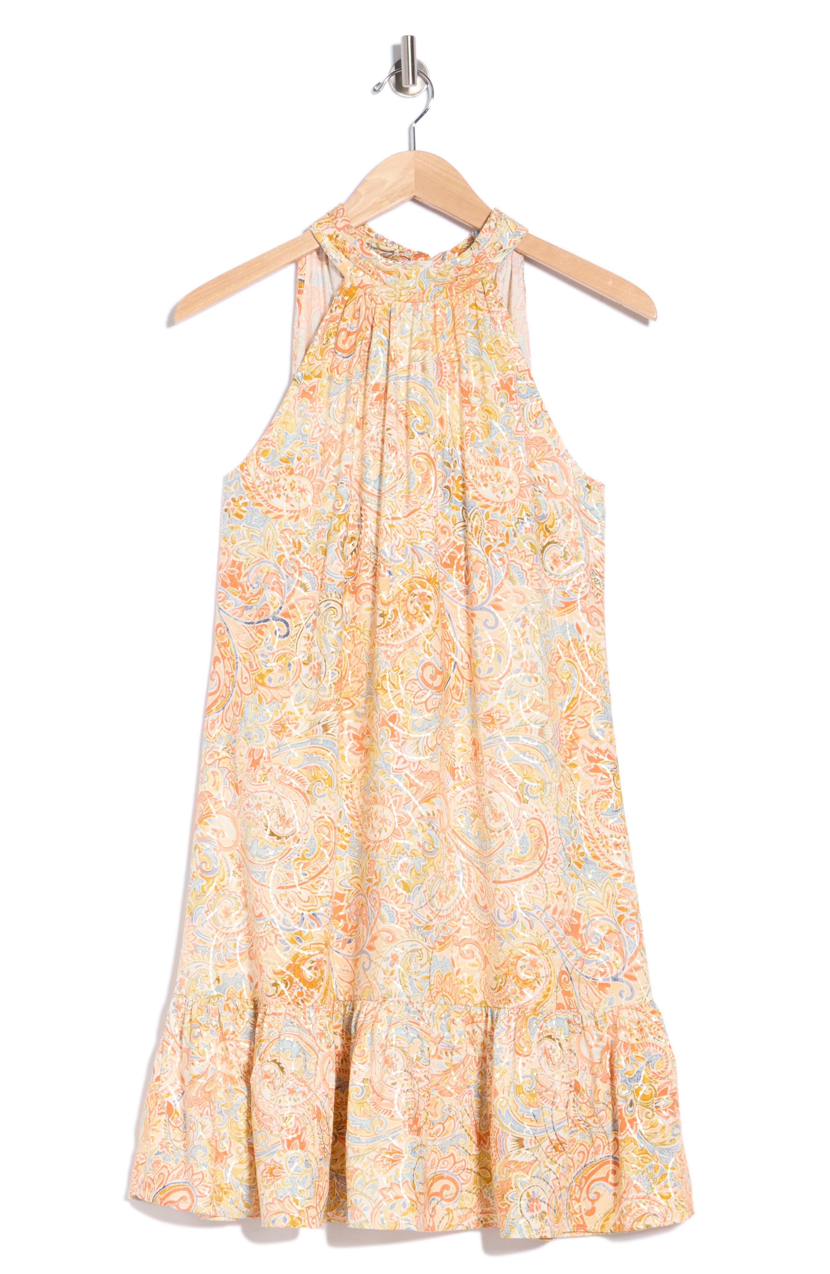 CeCe Ruffle Halter Dress