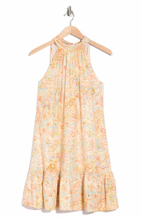 CeCe Ruffle Halter Dress