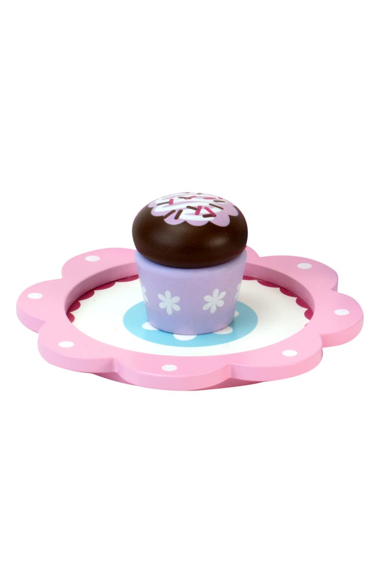 Teamson Kids Sophia's 9-Piece Wood Baking Playset, Alternate, color, Pink/ Silver/ Aqua