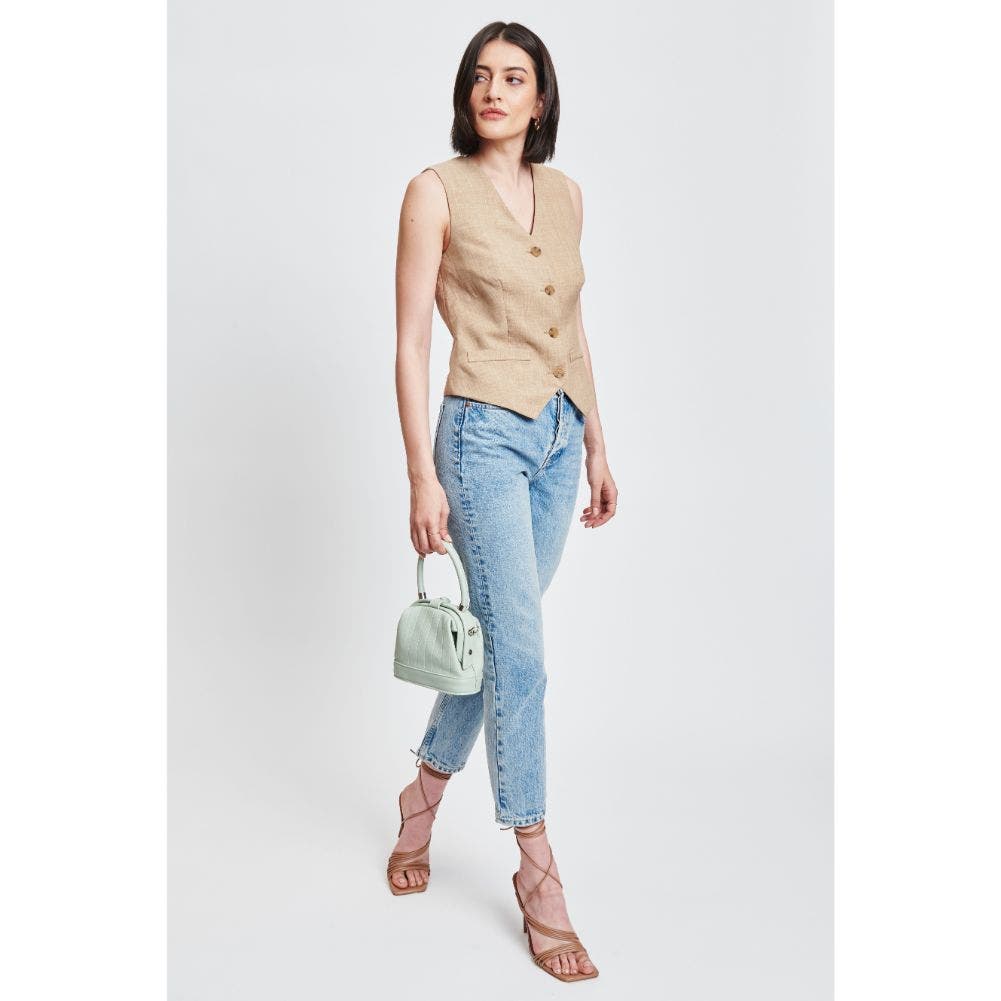 MODA LUXE Charmaine Crossbody, Alternate, color, Sage