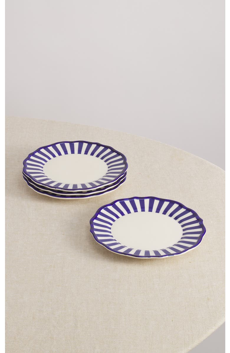 Maison Madison Home Riviera 9
Side Plate Set of 4, Main, color, Blue/Stripes