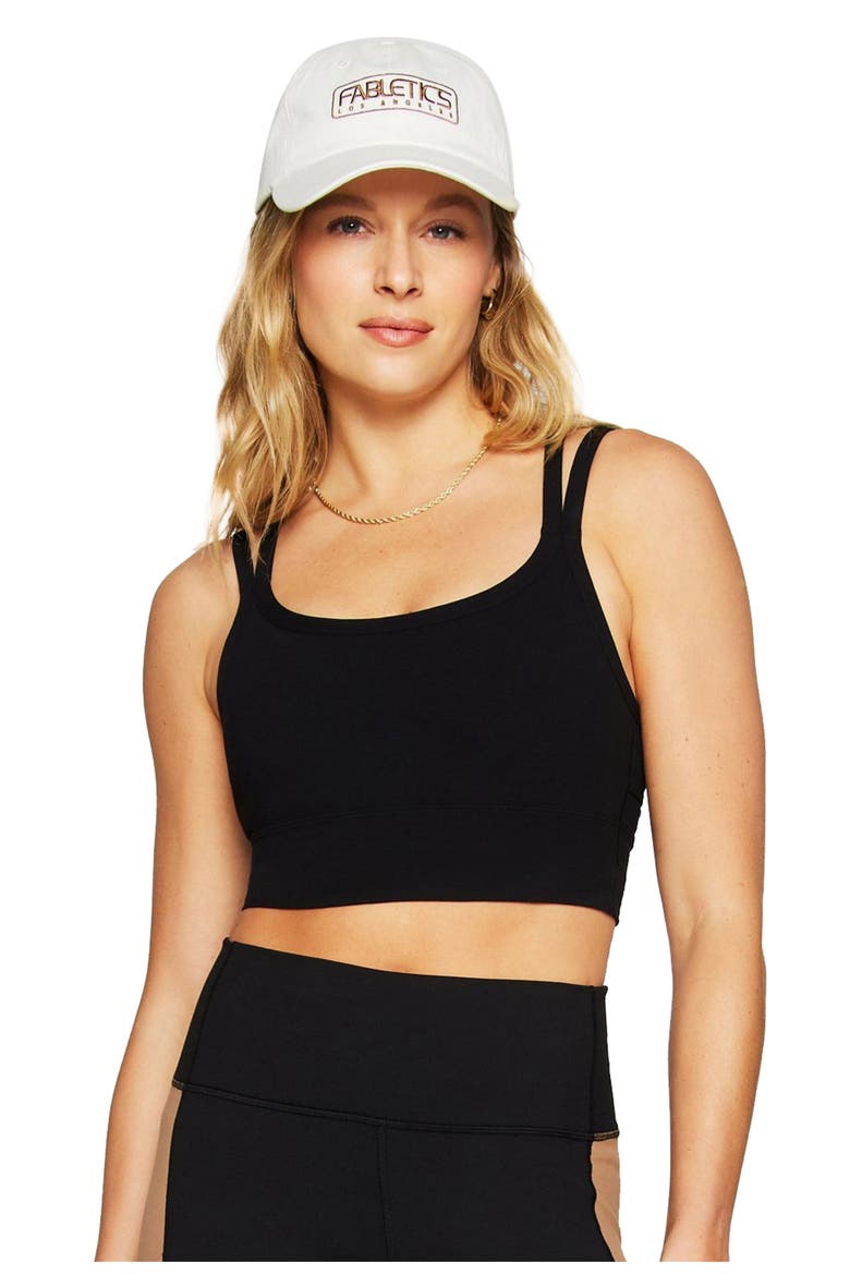 Principal Longline Medium Impact Sports Bra, Alternate, color, Black