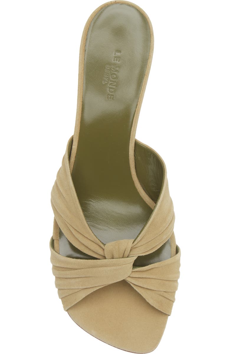 Le Monde Béryl Antonia Kitten Heel Slide Sandal, Alternate, color, Grey Green